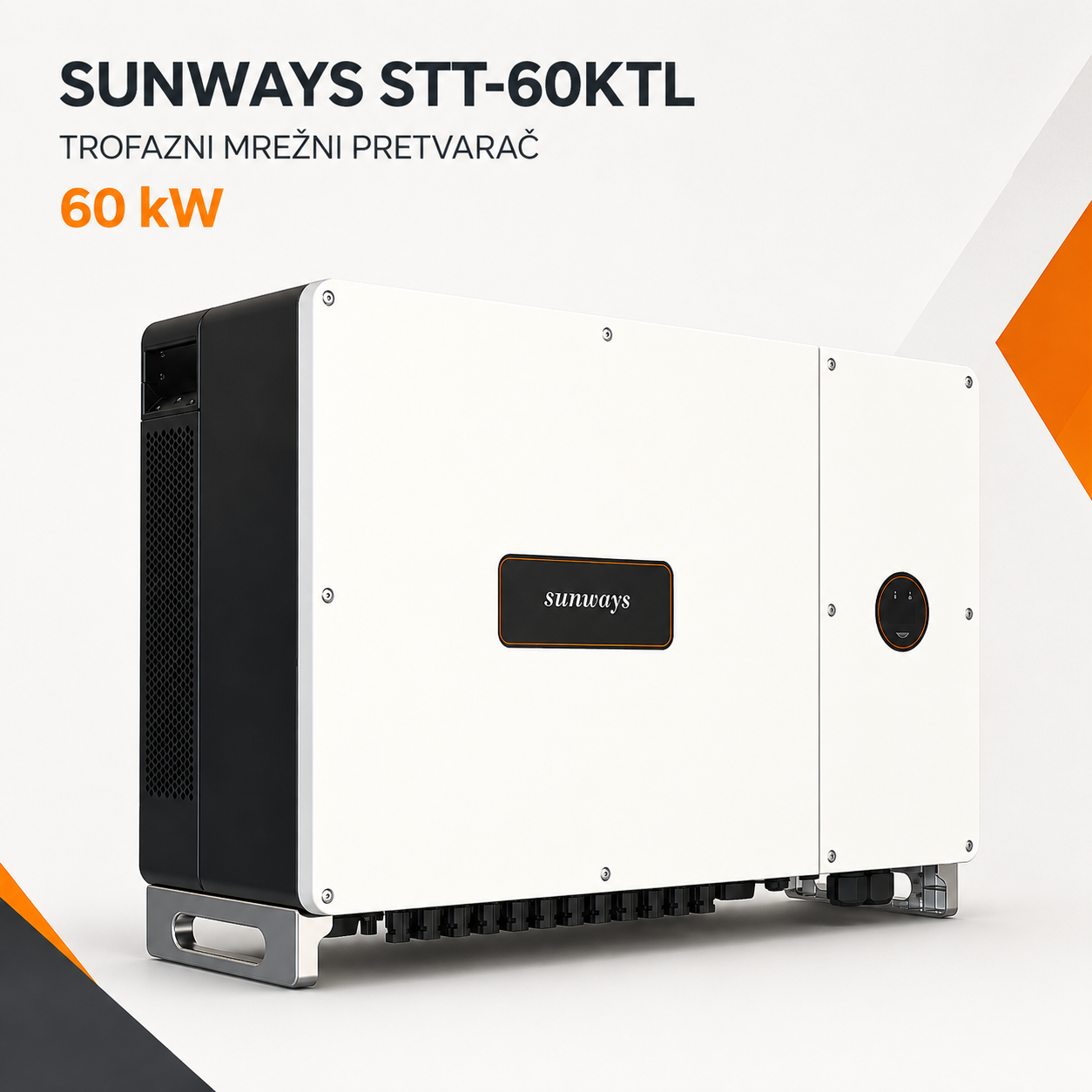 sunways 60kw SUNWAYS STT-60KTL 60kW TROFAZNI MREŽNI PRETVARAČ - Slika 1