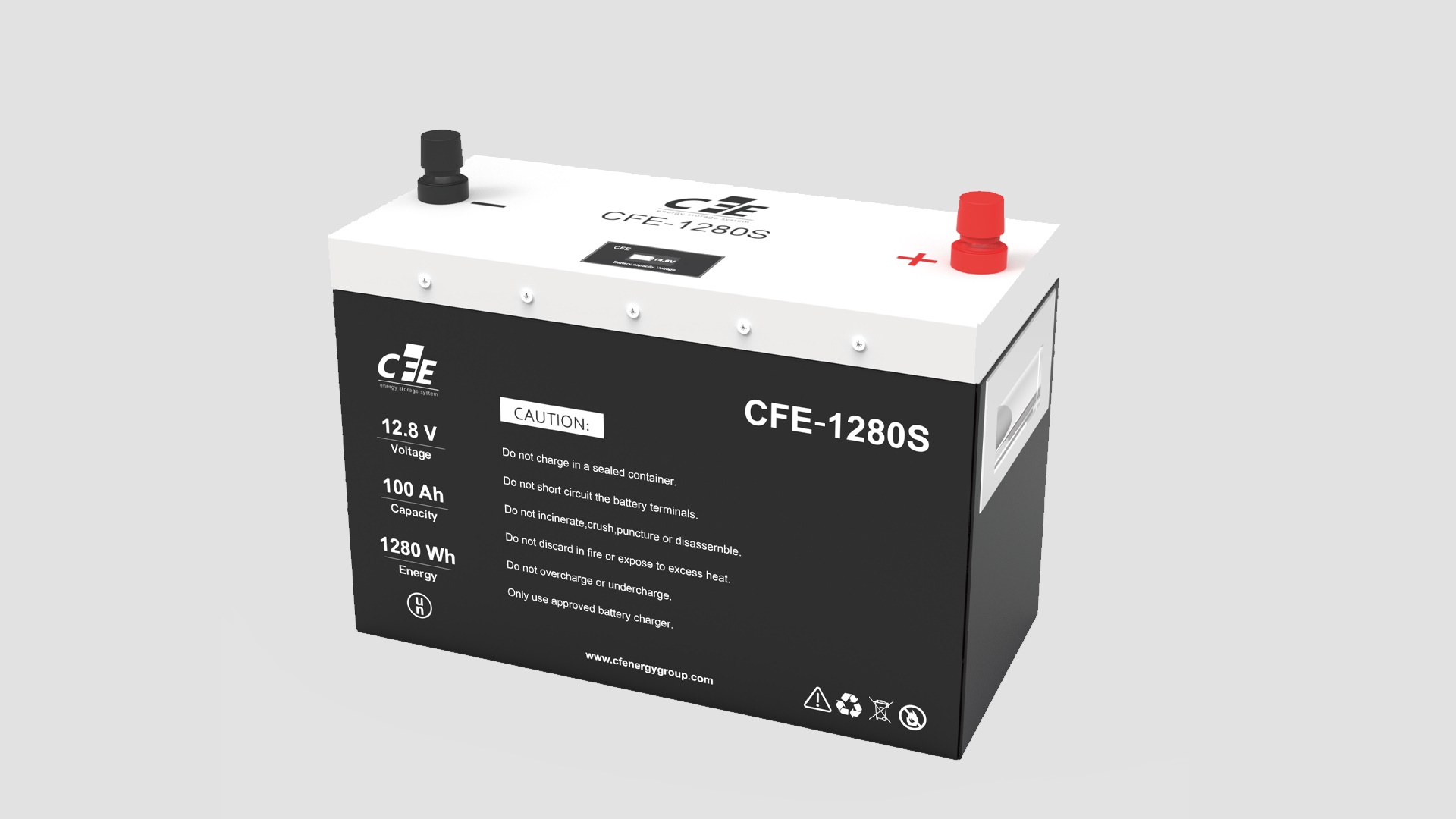 CFE-1280S CFE1280 LiFePo4 12,8V 100Ah 1280Wh - Slika 1