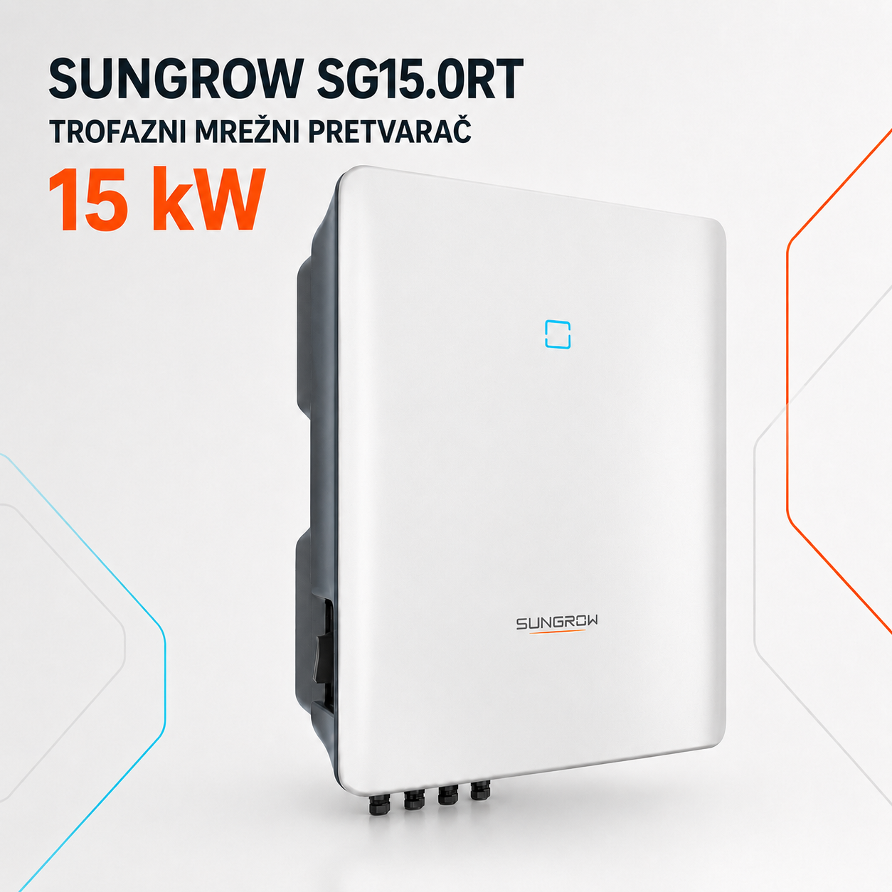 sungrow 15kw SUNGROW SG15.0RT 15kW TROFAZNI MREŽNI PRETVARAČ - Slika 1