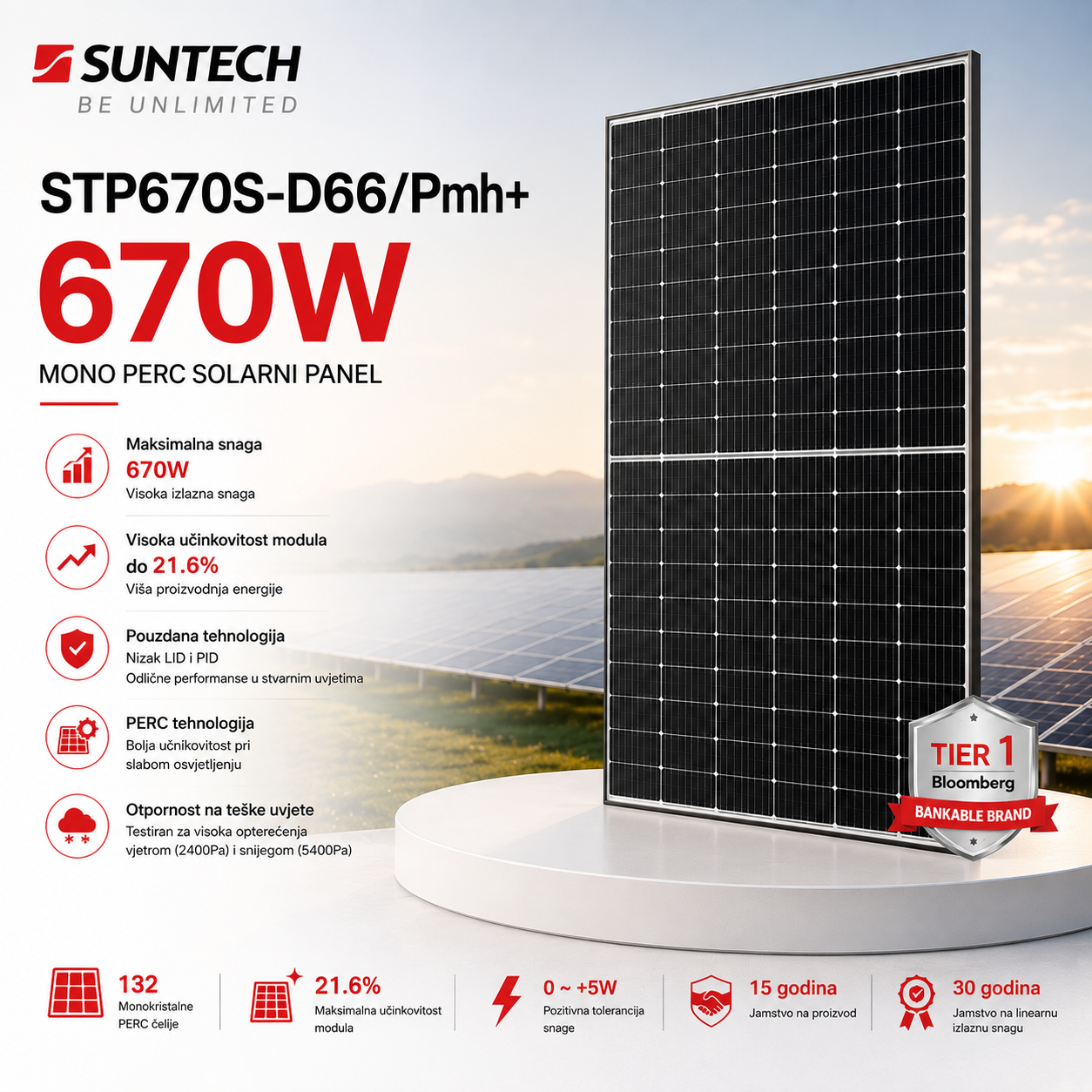 suntech 670w Suntech STP670S-D66/Pmh+ 670W solarni paneli - Slika 1