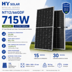 HY SOLAR HY-NT12/66H 715W Bifacial solarni panel