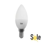 SOLE LED ŽARULJA C37 AL-6W E14 4500K 230V