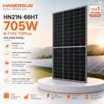 Hanersun 705W Solarni Panel Tier 1 N-Type TOPCon HN21N-66HT