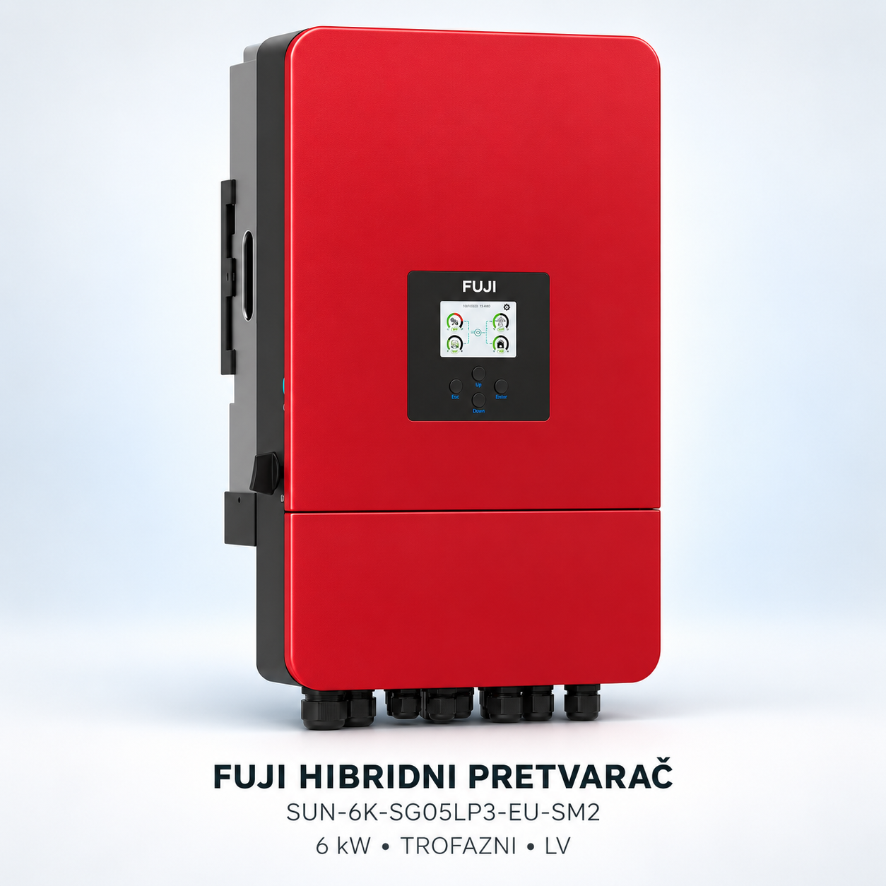 FUJI HIBRIDNI PRETVARAČ SUN-6K-SG05LP3-EU-SM2 6kW TROFAZNI (LV)