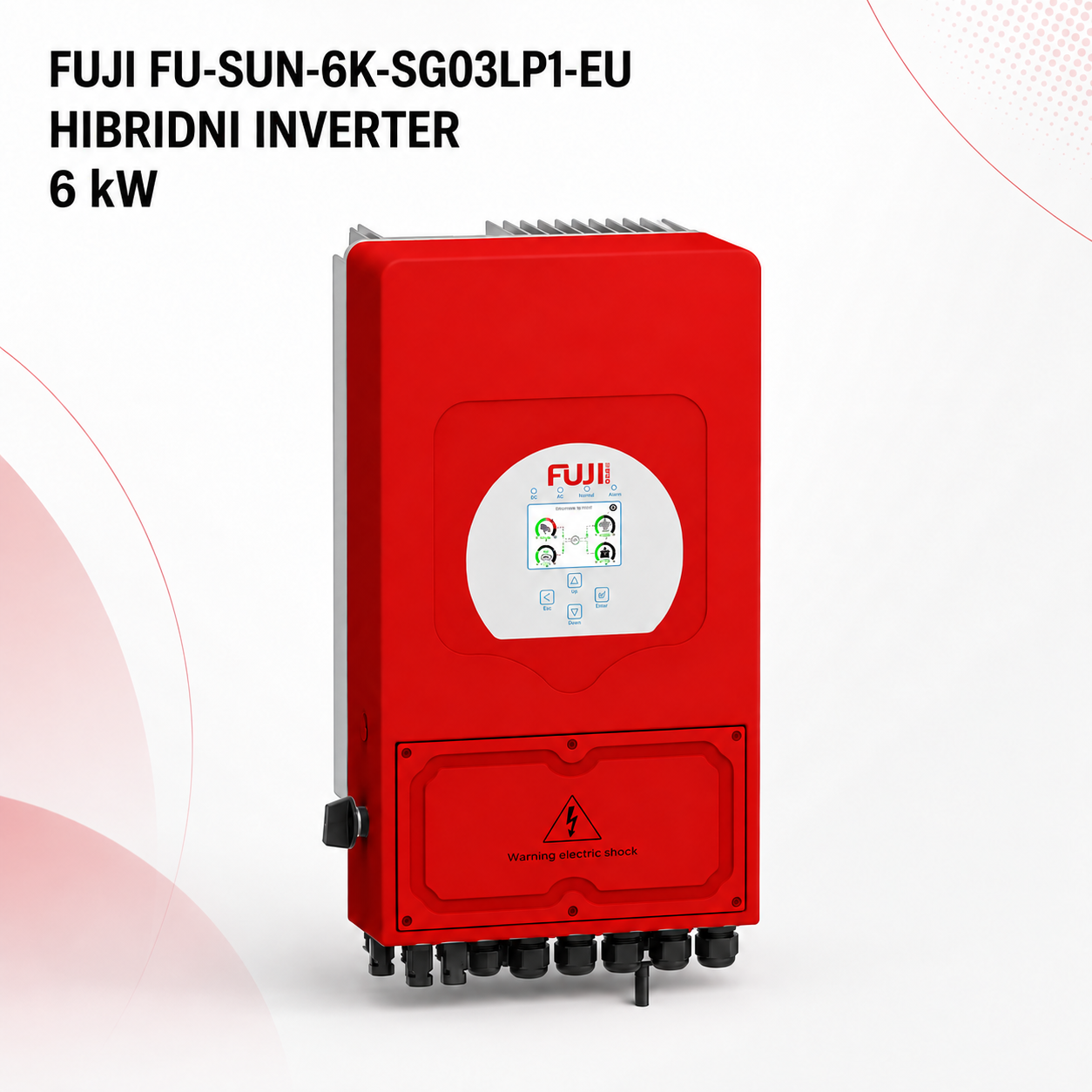 FUJI FU-SUN-6K-SG03LP1-EU Hibridni Inverter 6kW