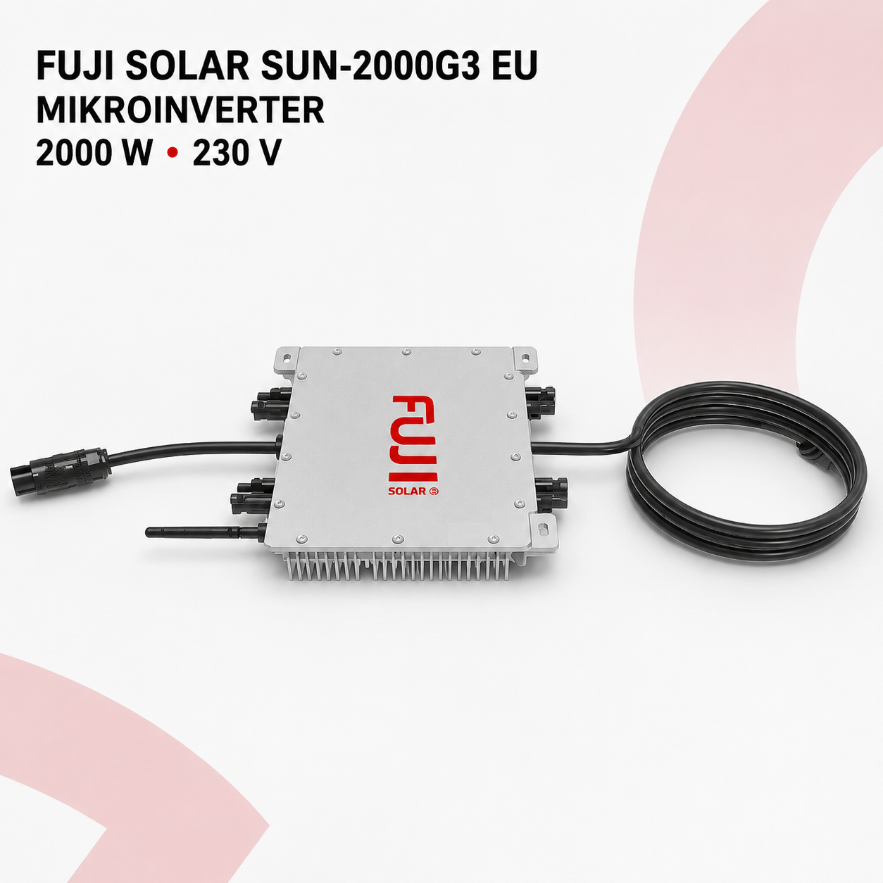 fuji mikroinverter 2000w FUJI SOLAR Microinverter SUN-2000G3 EU 230V - Slika 1