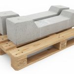 BETONSKI BLOK KUT 10 STUPNJEVA. TEŽINA 46 KG