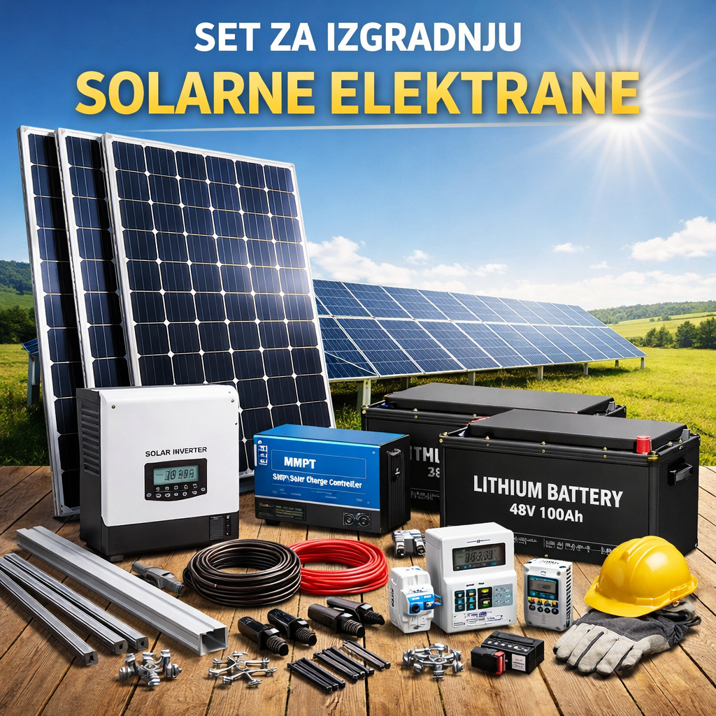 set za elektranu Solarni Prosumer Set 3.6kW - Fuji Solar 3.92kWp - Slika 1