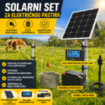 Solarni Set za Električni Pastir (115W / 55Ah) solarno napajanje