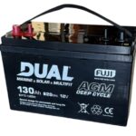 Dual Marine Solar Multifit 130Ah akumulatori Baterije 12V Marine Solar Equipment
