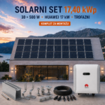 SOLARNI SET 17,40 kWp – TONGWEI 580 W + HUAWEI SUN2000-17KTL-M5