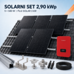 Solarni set 3 kW – Tongwei 2,90 kWp + Fuji Solar inverter – za krov s crijepom