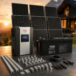 Off-grid solarni set 3,48 kWp – FUJI PROFI 4 kVA + LiFePO4 baterija 5,12 kWh