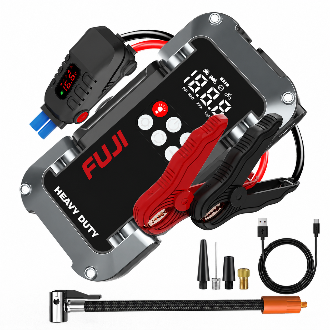 FUJI Electric Q20 Auto Starter prijenosni 12V 1800A baterija 26000 mAh