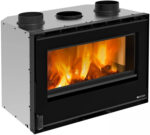 LA NORDICA INSERTO 80 CRYSTAL EVO 2.0 VENTILATO NERO - UGRADBENI KAMIN NA DRVA