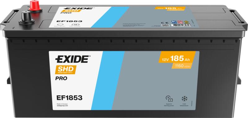 EF1853.png Exide SHD PRO EF1853 12V 185Ah 1150A kamionski akumulator - Slika 1